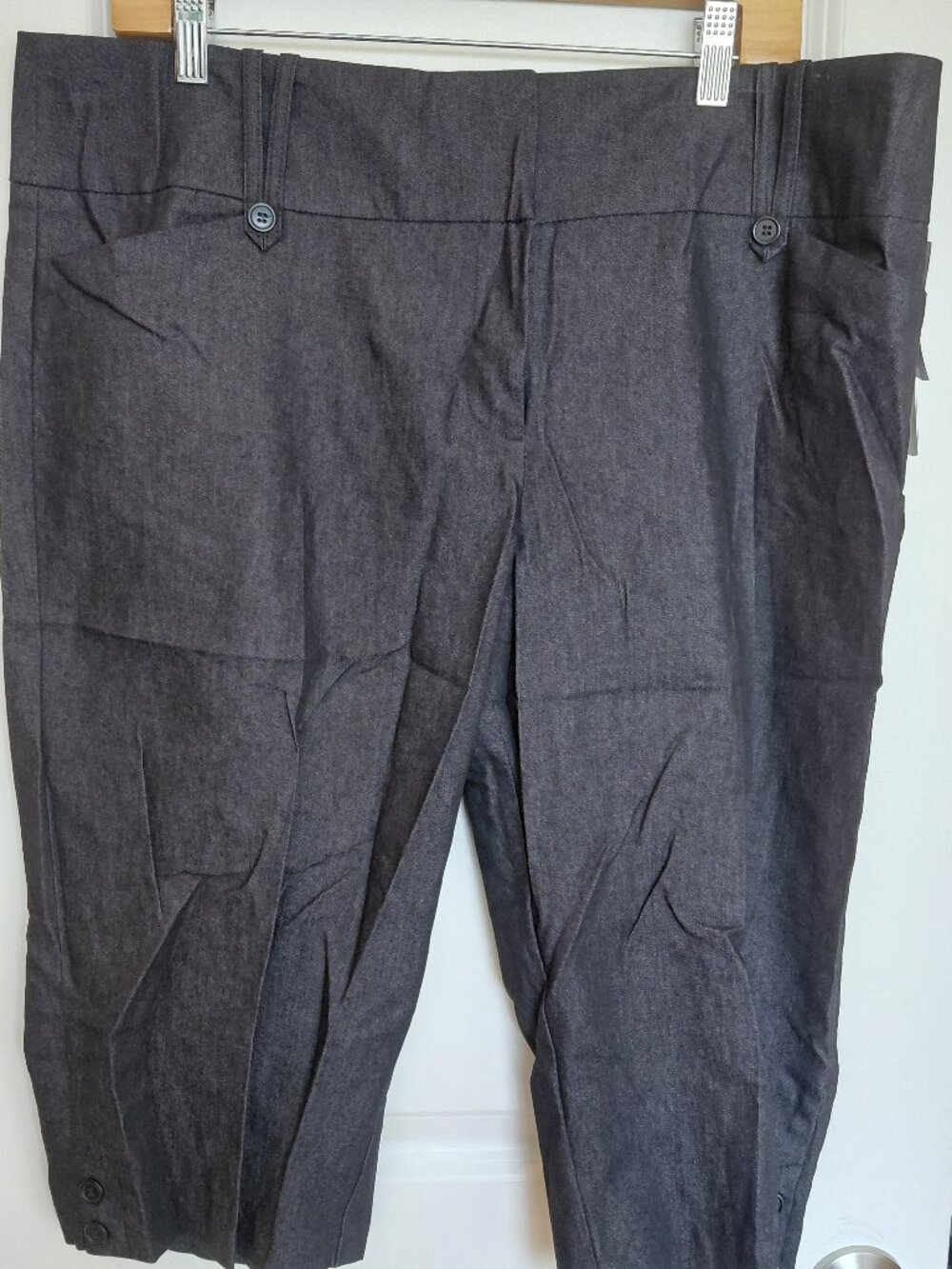 Dark Wash Denim Capris